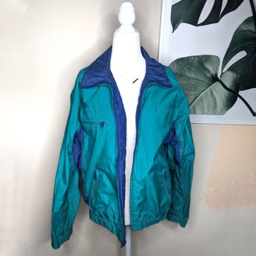 Columbia Vintage 90s Colorblock Windbreaker Jacket - Picture 7 of 9